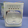 Охладитель - увлажнитель воздуха 3в1 Air Cooler Fan / Кондиционер - вентилятор мини, 7 цветов подсветки, USB, фото 9