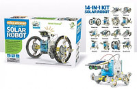 Конструктор Educational Solar Robot Kit 14 in 1 на солнечной батарее No.214 Green Energy