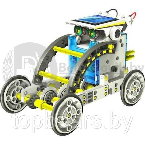 Конструктор Educational Solar Robot Kit 14 in 1 на солнечной батарее No.214 Green Energy - фото 3 - id-p226075832
