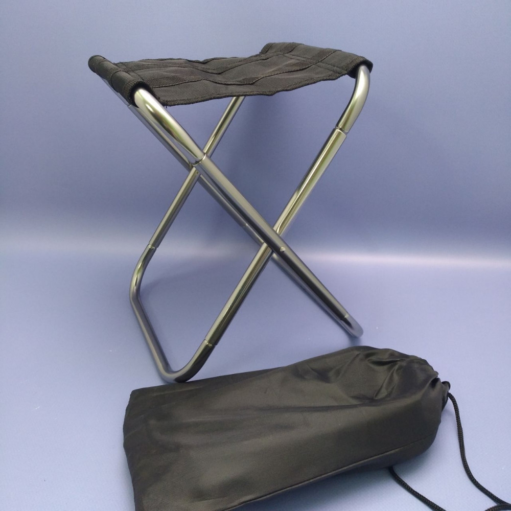 Табурет - стул складной туристический Camping chair для отдыха на природе, рыбалки Синий - фото 8 - id-p226075803