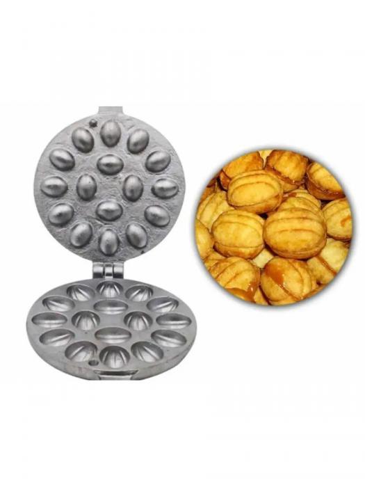 Сковорода для орешков со сгущенкой выпекания печенья сковородка орешница форма выпечки на газу - фото 5 - id-p226076375