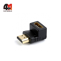 Переходник Hdmi, угловой, черный