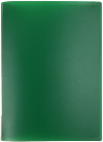 Папка пластиковая на 100 файлов Brauberg Office толщина пластика 0,8 мм, зеленая - фото 2 - id-p225958269
