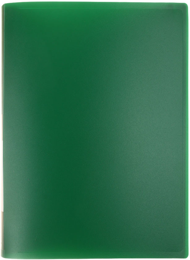 Папка пластиковая на 100 файлов Brauberg Office толщина пластика 0,8 мм, зеленая - фото 3 - id-p225958269