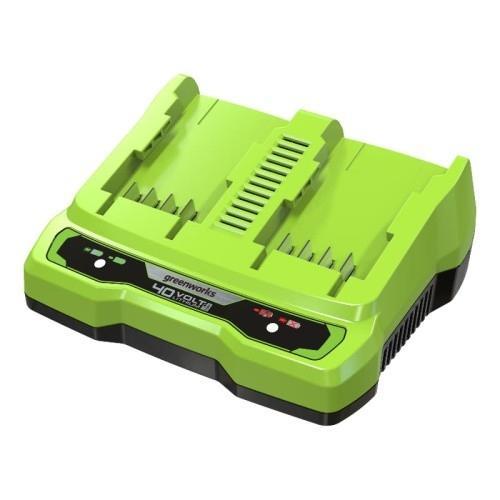 Greenworks G40UC8 Быстрое зарядное устройство для 2-х аккумуляторов,40V [2938807] - фото 1 - id-p226077919