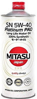 Моторное масло Mitasu Platinum 5W40 / MJ-112-1