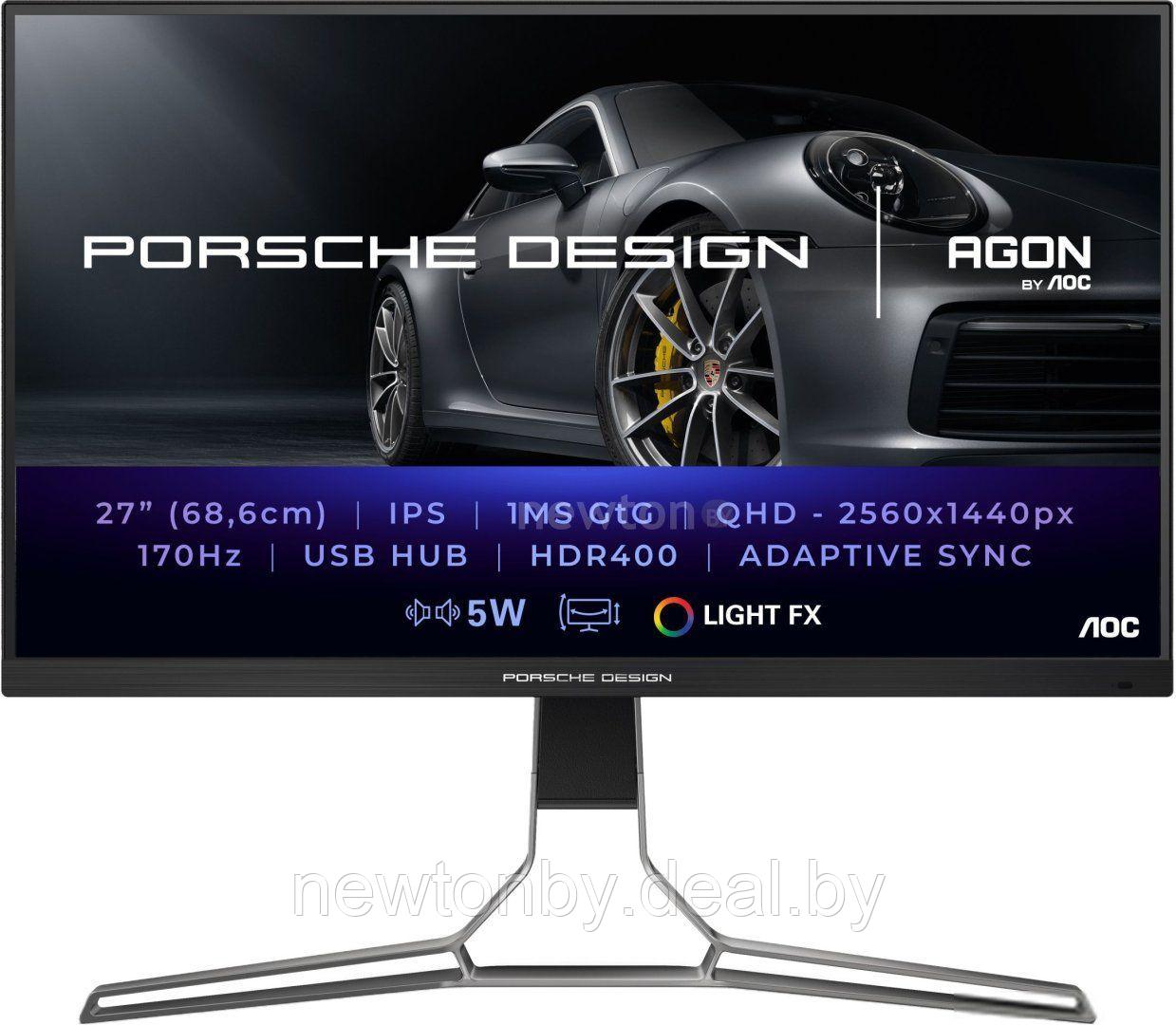 Игровой монитор AOC Porsche Design Agon Pro PD27S - фото 1 - id-p226078282