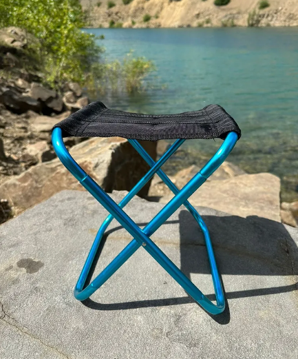 Стул складной туристический Camping chair для отдыха на природе, рыбалки (22х24х28см) - фото 10 - id-p226078305