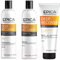Набор косметики для волос Epica Professional Deep Recover Шампунь+Кондиционер+Маска