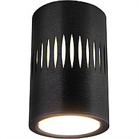 Накладной светодиодный светильник с подсветкой DLS026 черный