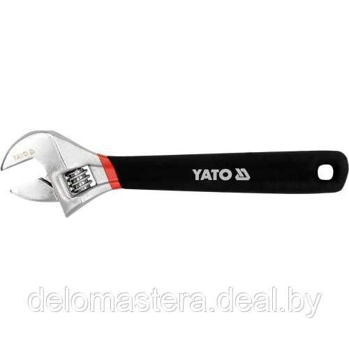 Ключ разводной с ПВХ ручкой 250мм, губки до 30,0мм "Yato" YT-21652