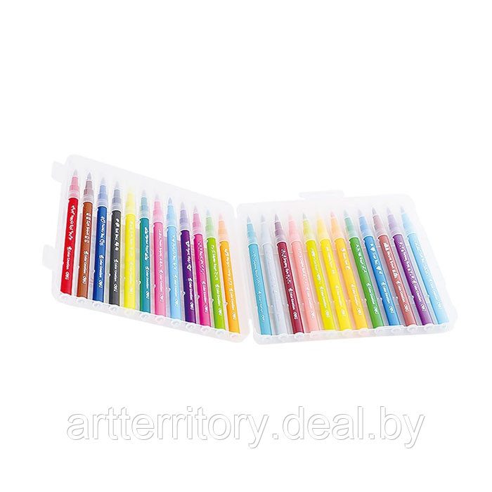 Фломастеры "Color Emotion" 24 цвета в пластиковом пенале - фото 2 - id-p226081796