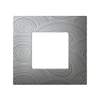 2700617-805 Накладка декоративная для базовой рамки на 1 пост гаммы Extreme цвета серое солнце Play