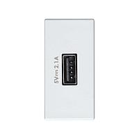 2701097-030 Зарядное устройство USB узкое 2.1А 230В~ белого цвета