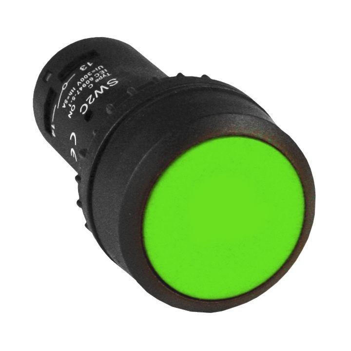 Кнопка SW2C-11 возвратная зеленая NO+NC EKF PROxima - фото 1 - id-p226089375