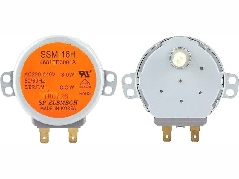 Мотор поддона для микроволновой печи Lg 4681ED3001A (220V 5/6 rpm 3w, SSM-16H) - фото 3 - id-p35829686