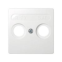 73097-60 Накладка для розетки R-TV+SAT с пиктограммой "R-TV SAT" белого цвета Loft