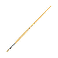 Кисть щетина плоская №3 (7мм) длинная ручка "Сонет"