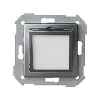 82036-93 Накладка для ориентационного светильника с матовым фильтром цвета холодный алюминий Detail