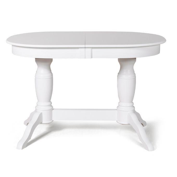 Обеденный стол раздвижной ПАН (Белый) Мебель-Класс