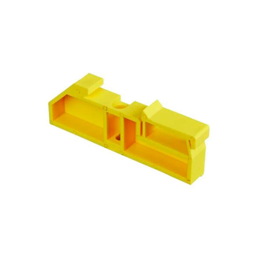 Изолятор на DIN рейку желтый HLT - фото 1 - id-p226092897