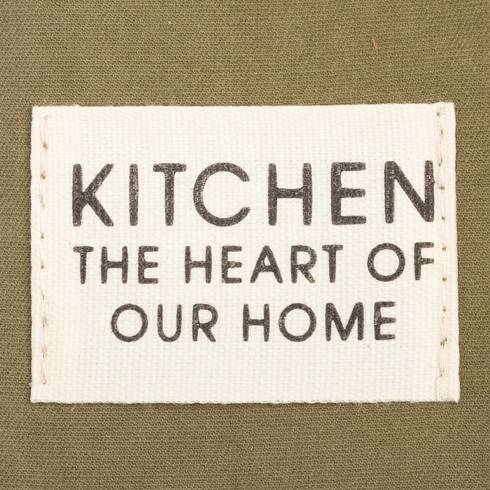 Кухонный набор Этель Kitchen, цвет зелёный, варежка-прихватка 18х29 см, прихватка 19х19 см - фото 5 - id-p226093766