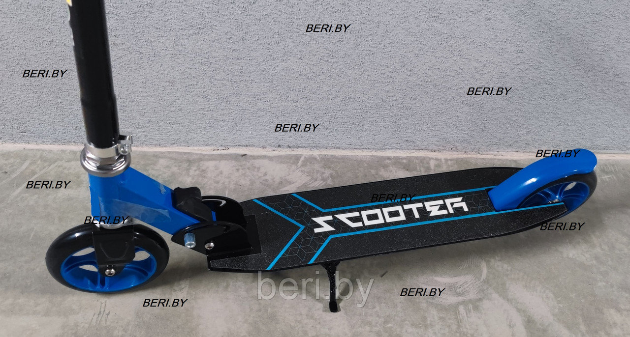 Подростковый самокат Scooter, двухколесный, до 80 кг Разные расцветки 2022/2021 - фото 2 - id-p226093830