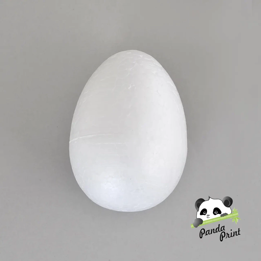 Яйцо пасхальное из пенопласта 11 см, белое - фото 1 - id-p148643328