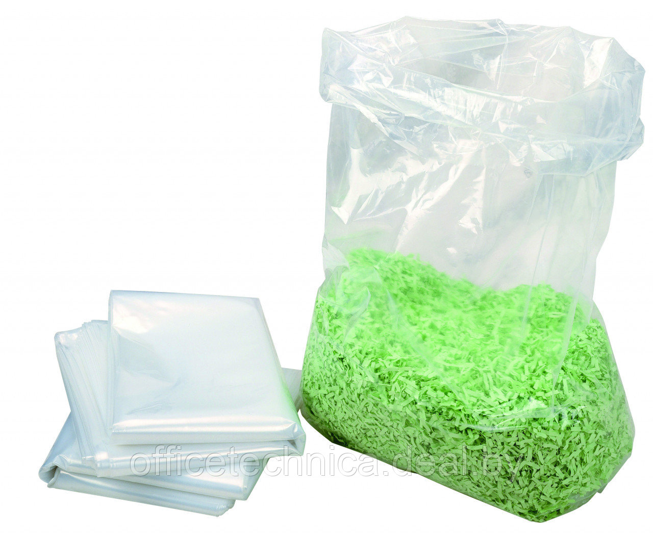 Пластиковые пакеты для уничтожителей HSM 125, 530, AF500, B26, B32 (100 шт.) - фото 1 - id-p212513924