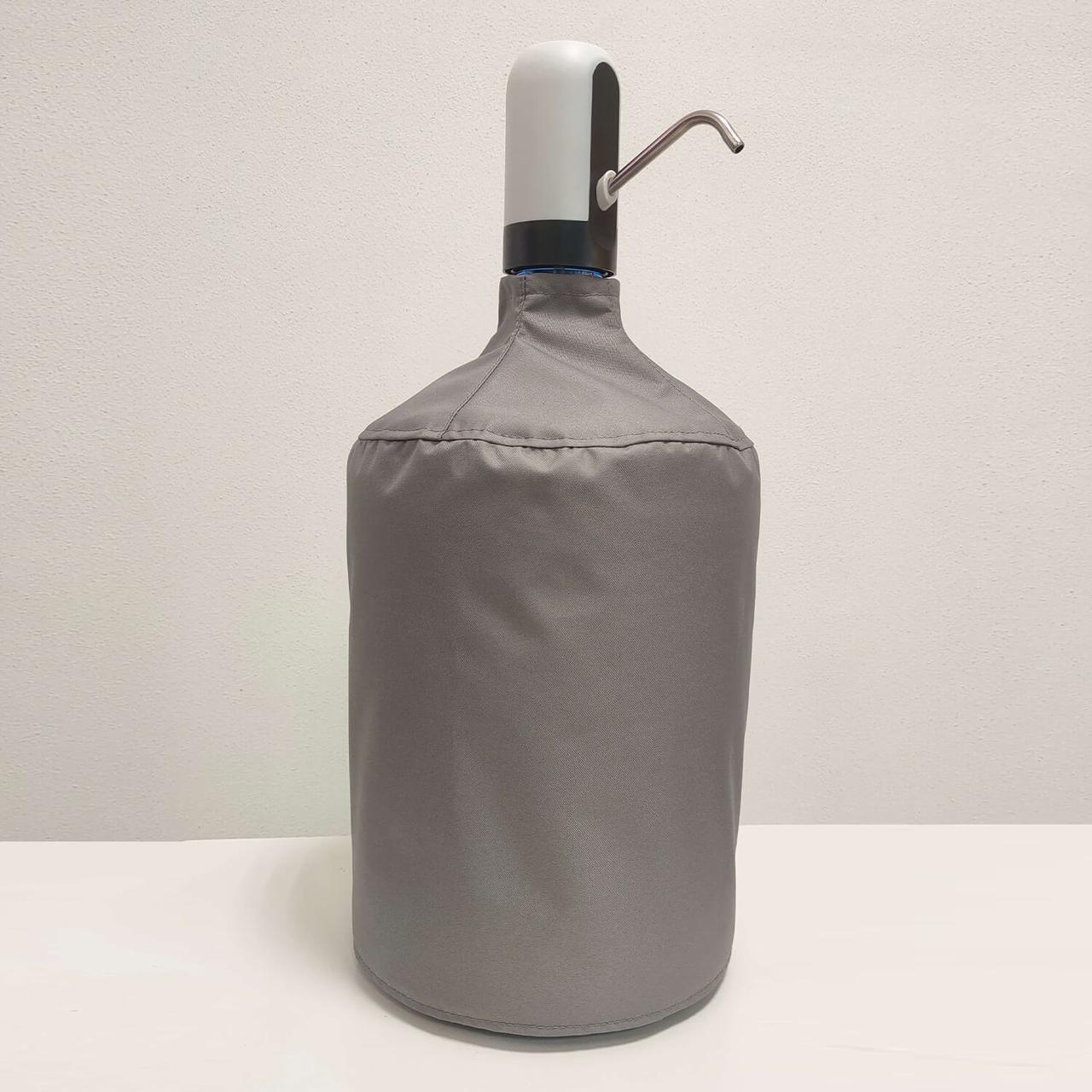 Чехол на бутыль для воды Светло-серый - фото 2 - id-p225951814