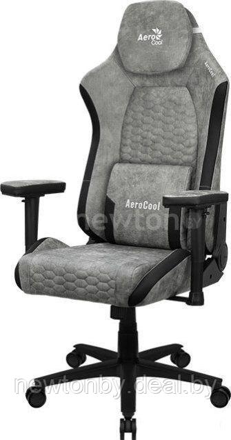 Кресло AeroCool Crown Plus AeroSuede (серый) - фото 1 - id-p226115043