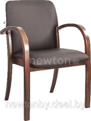 Кресло Белс Jack Arm V 450662-35/V3 (кожзам темно-коричневый/темный орех) - фото 1 - id-p226115046