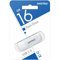 USB Flash SmartBuy Scout 16GB (белый) - фото 1 - id-p226115546