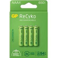 Аккумулятор GP ReCyko AAA 650mAh 4шт