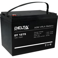 Аккумулятор для ИБП Delta DT 1275 (12В/75 А·ч) - фото 1 - id-p226119311