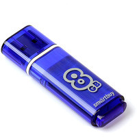 USB Flash SmartBuy Dark Blue 8GB [SB8GBGS-DB] - фото 2 - id-p226115741