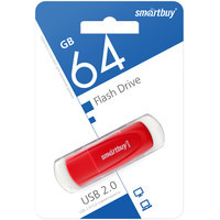USB Flash SmartBuy Scout 64GB (красный) - фото 1 - id-p226115800