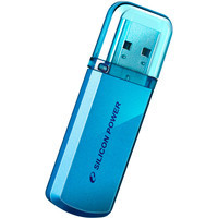 USB Flash Silicon-Power Helios 101 Blue 64GB (SP064GBUF2101V1B) - фото 2 - id-p226118627