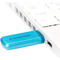USB Flash Silicon-Power Helios 101 Blue 64GB (SP064GBUF2101V1B) - фото 3 - id-p226118627