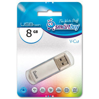 USB Flash SmartBuy 8GB V-Cut Silver [SB8GBVC-S] - фото 2 - id-p226115812