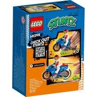Конструктор LEGO City Stuntz 60298 Реактивный трюковый мотоцикл - фото 2 - id-p226121333
