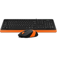 Офисный набор A4Tech Fstyler F1010 (черный/оранжевый) - фото 2 - id-p226115889