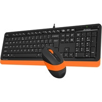 Офисный набор A4Tech Fstyler F1010 (черный/оранжевый) - фото 4 - id-p226115889