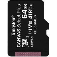 Карта памяти Kingston Canvas Select Plus microSDXC 64GB