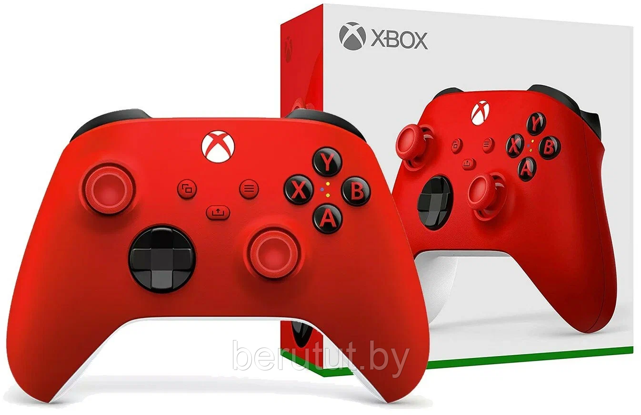 Беспроводной контроллер Xbox Pulse Red (EU version, model 1914) - фото 1 - id-p226123470
