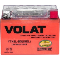 Мотоциклетный аккумулятор VOLAT YTX4L-BS(iGEL) (4 А·ч) - фото 2 - id-p226118832