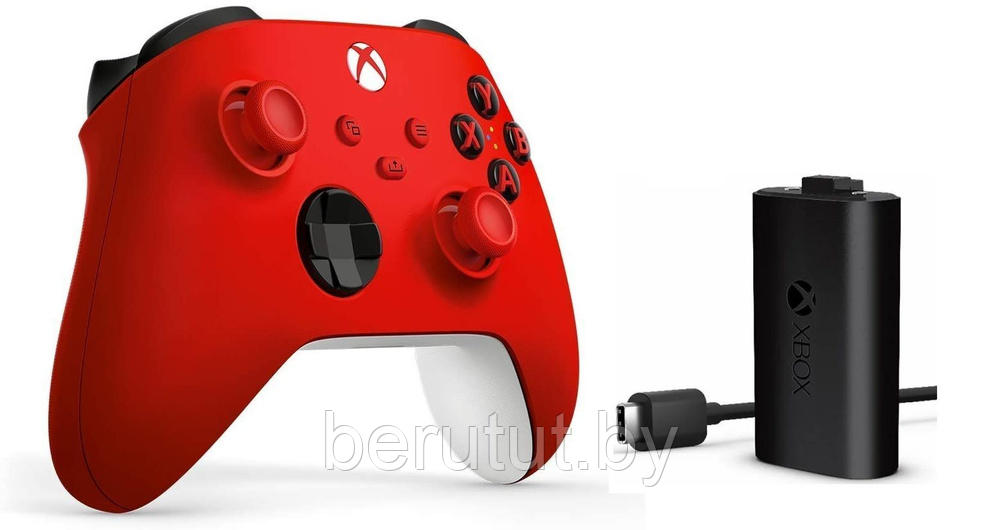 Беспроводной контроллер Xbox Pulse Red (EU version, model 1914) - фото 5 - id-p226123470