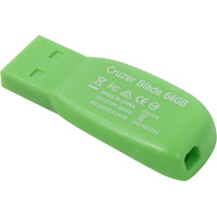 USB Flash SanDisk Cruzer Blade 64GB (зеленый) [SDCZ50C-064G-B35GE] - фото 2 - id-p226116026