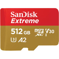 Карта памяти SanDisk Extreme SDSQXAV-512G-GN6MA microSDXC 512GB - фото 1 - id-p226116035