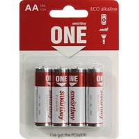 Батарейка SmartBuy One AA 4 шт. SOBZ-2A04S-Eco - фото 1 - id-p226117790